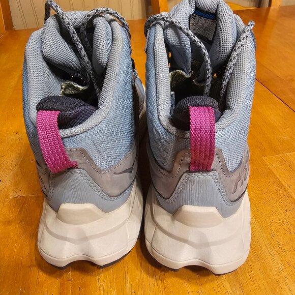 Hoka Anacapa Mid GTX Womens, Size 8B Gore-Tex, Blue, Form Insoles - Picture 4 of 16